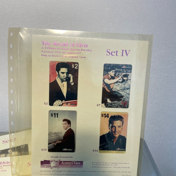 ELVIS Tribute Set of 5 Official Cards - Picture 5 of 10